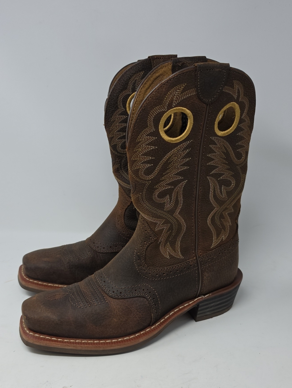 Ariat Men's Heritage Roughstock Performance Western Boots Square Toe Size 9D